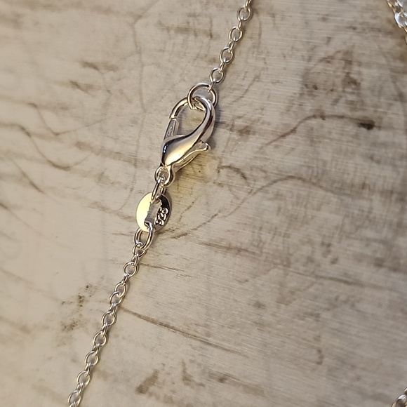 Blessed Charm necklace 925S Plate 18 INCH chain - Picture 2 of 4